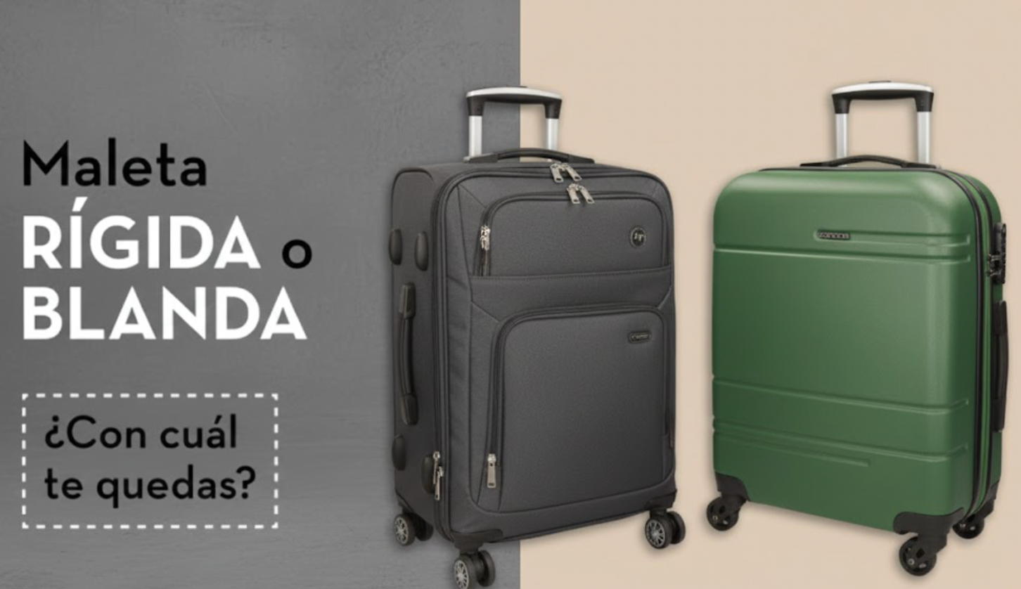 Comparativa maleta rígida o blanda - Guía completa 2025