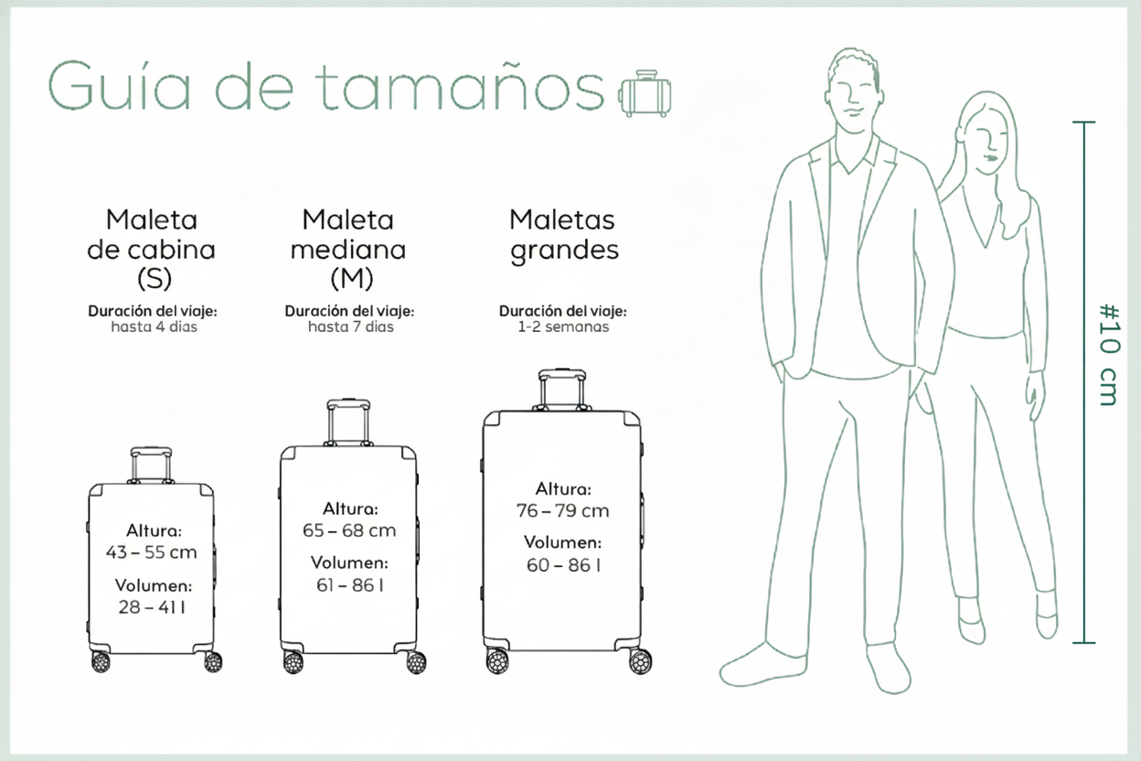 Tamaño de maleta permitido como equipaje de mano en aerolíneas - Guía 2025