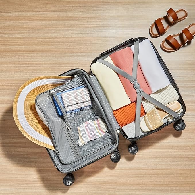 Amazon Basics Maleta rígida asa telescópica