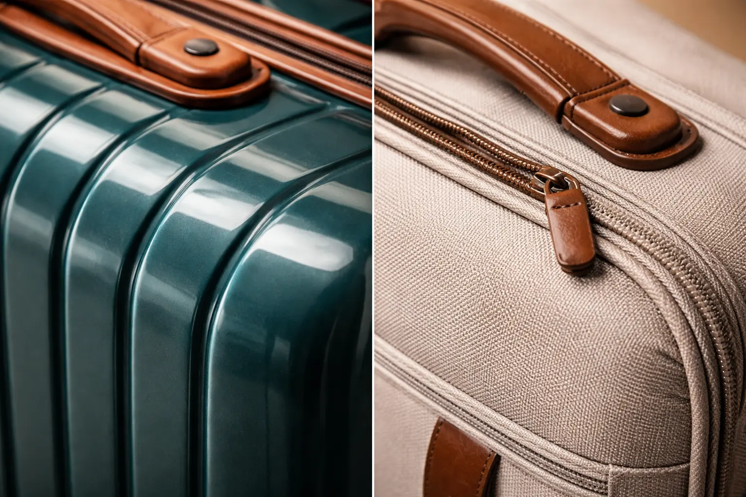 Comparativa de materiales de maleta: policarbonato vs ABS vs poliéster