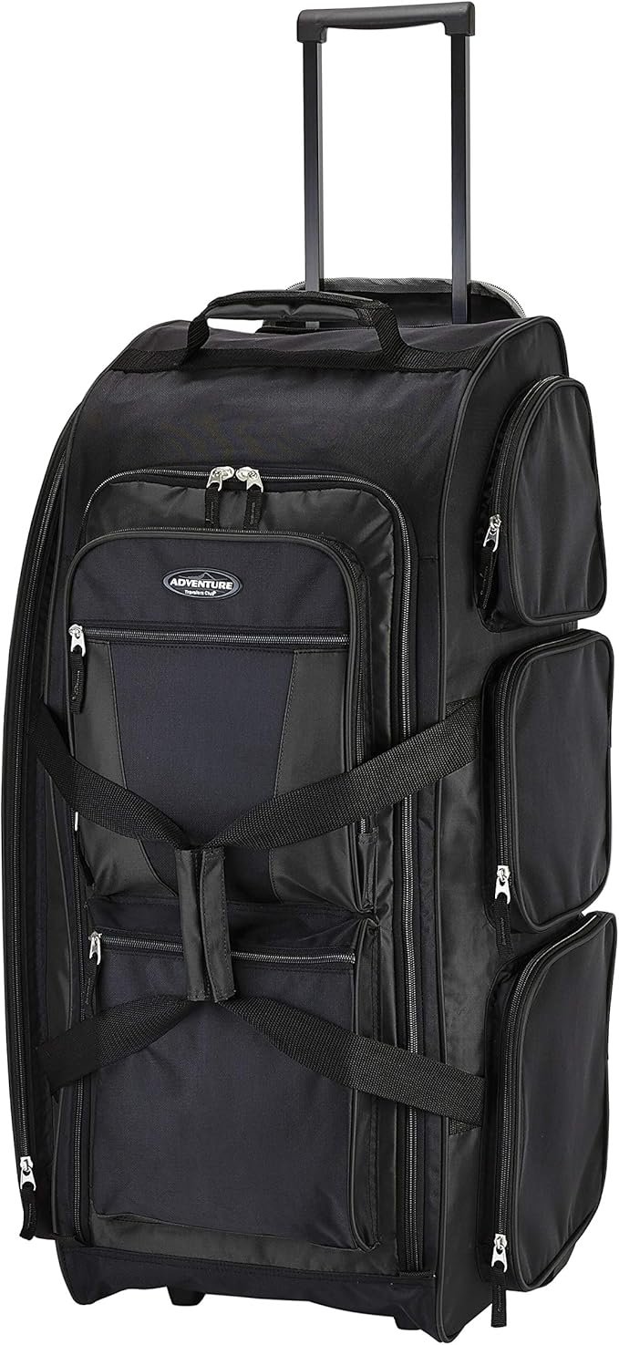 Travelers Club Xpedition bolsa de viaje blanda grande lona 76 cm 58 litros 6 bolsillos