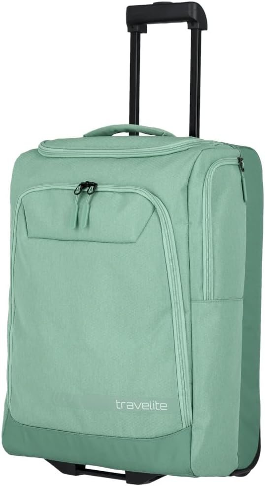 travelite Kick Off bolsa trolley blanda 55x40x20 cm cabina IATA 44 litros verde