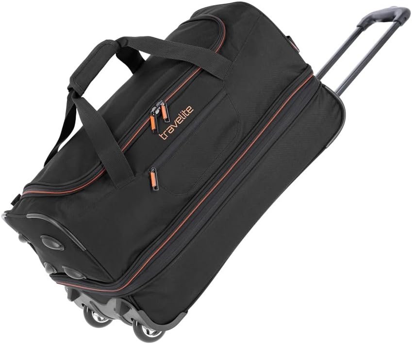 travelite Basics bolsa de viaje trolley blanda 2 ruedas 51-64 litros expandible